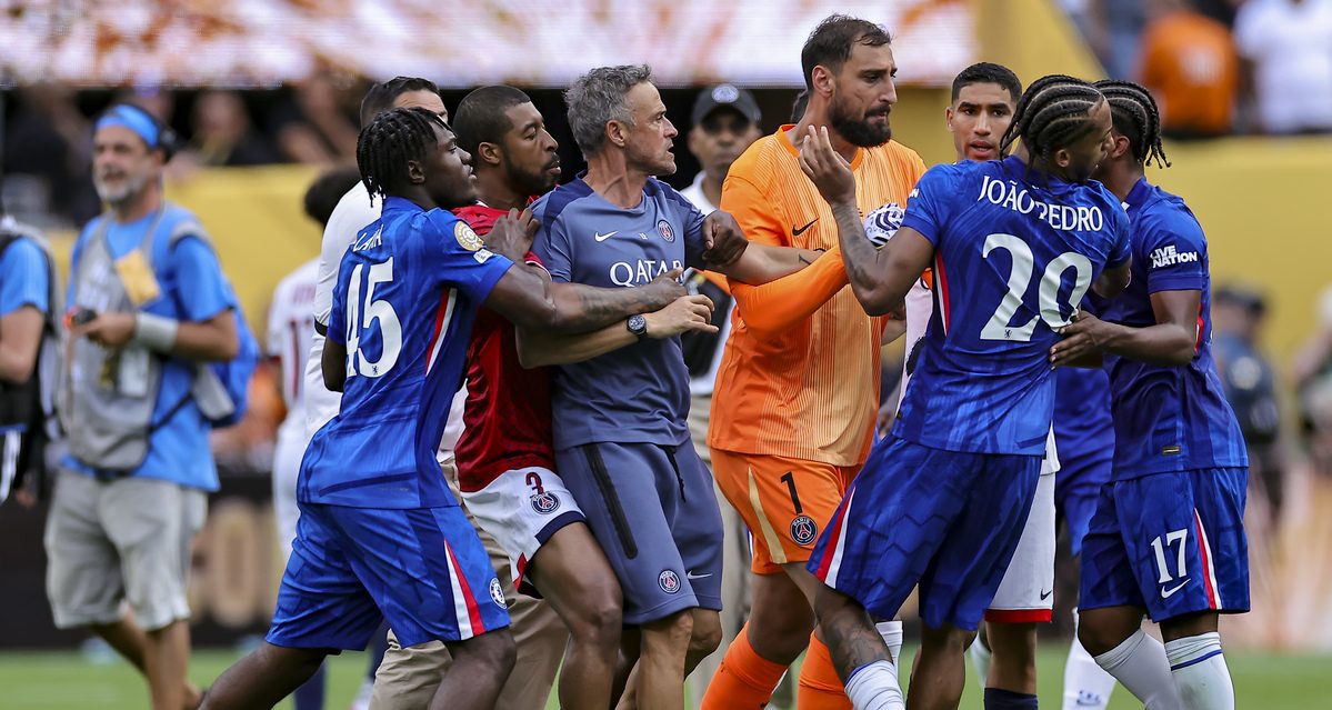 La rissa alla finale del Mondiale per Club