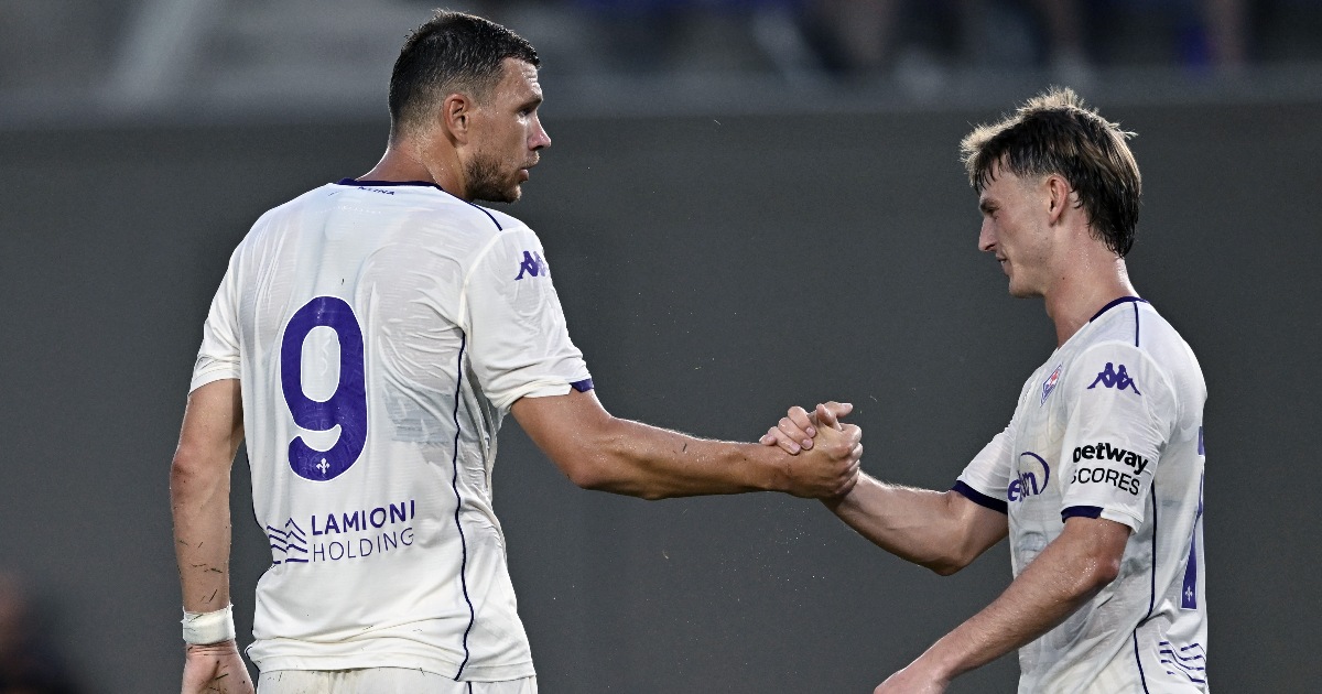 Dzeko e Gudmundsson, Fiorentina