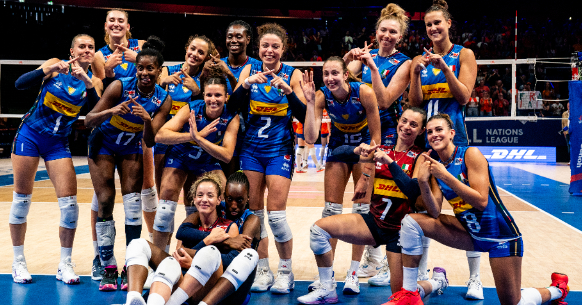La nazionale italiana femminile