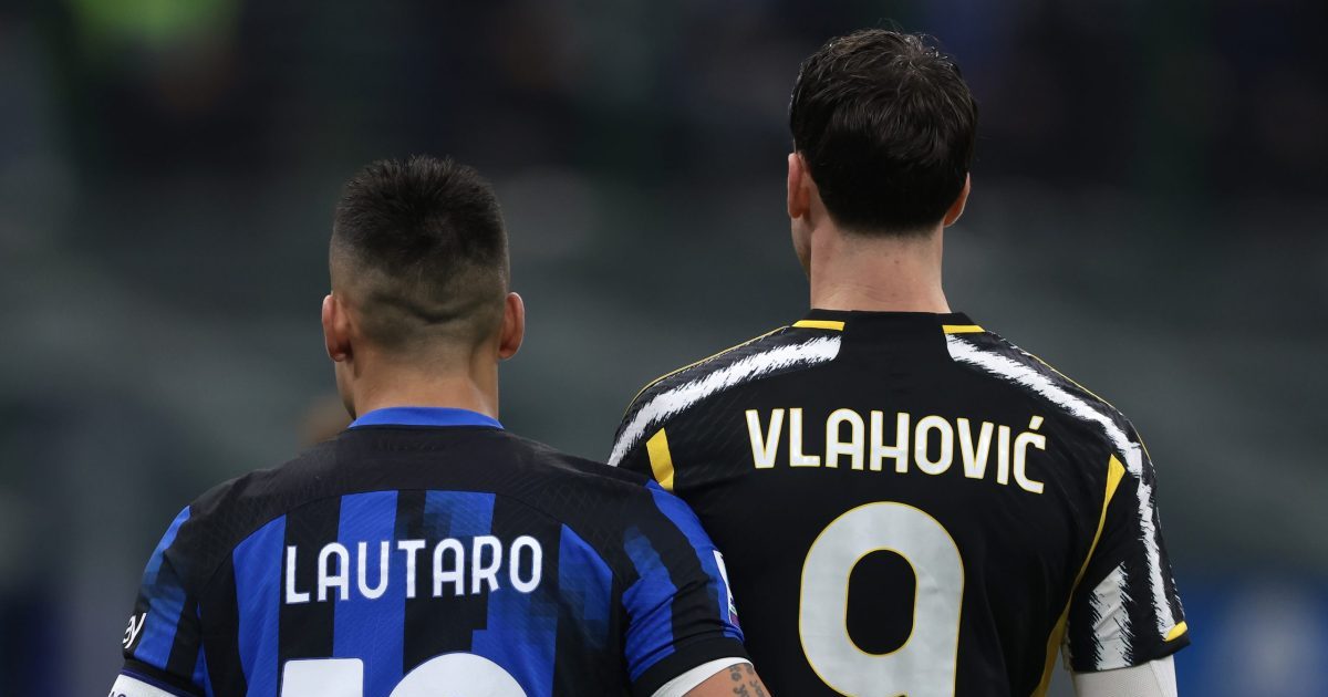 Lautaro Martinez e Dusan Vlahovic