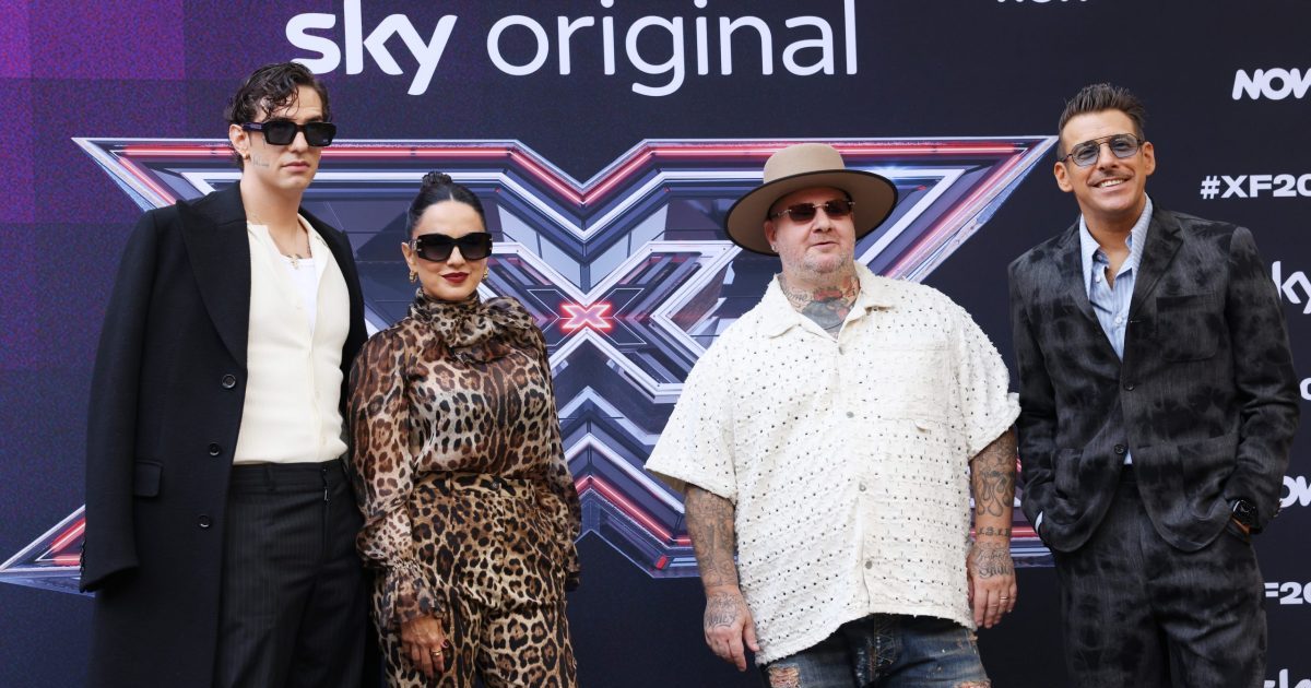 Achille Lauro, Paola Iezzi, Jake La Furia e Francesco Gabbani a X Factor 2025