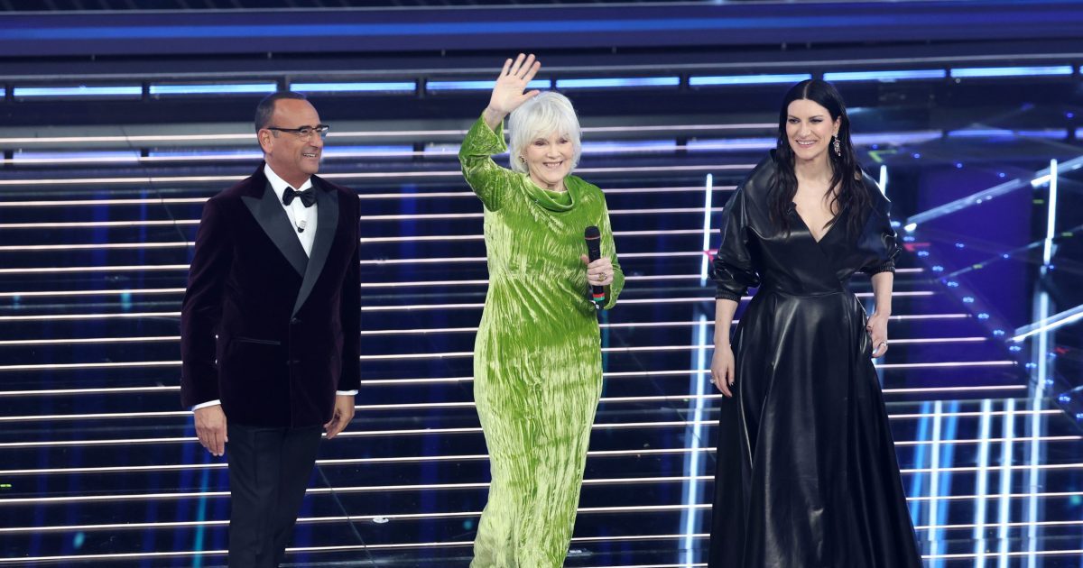 Carlo Conti, Caterina Caselli e Laura Pausini