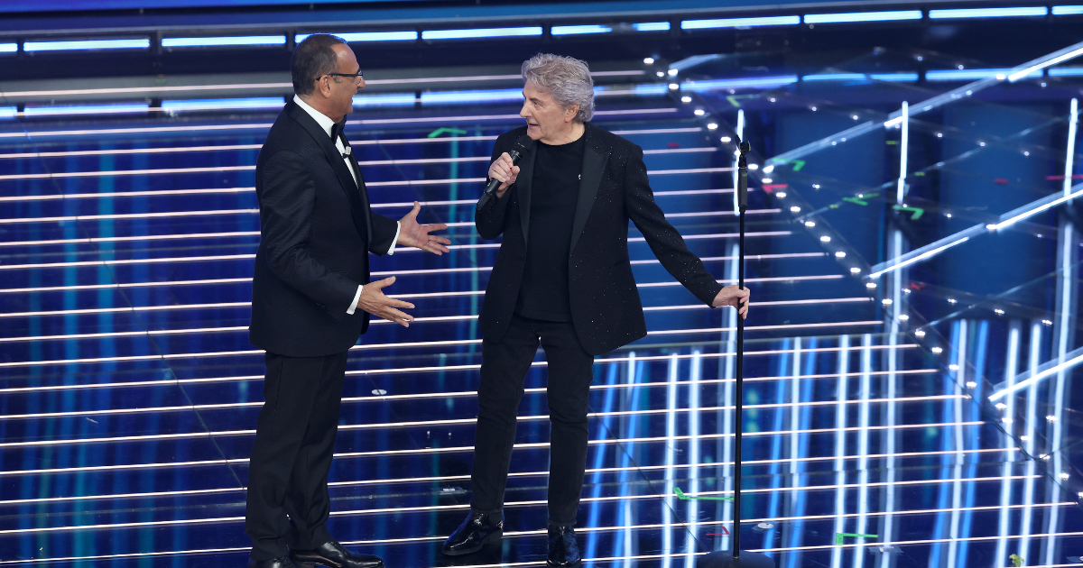 Fausto Leali e Carlo Conti, Sanremo