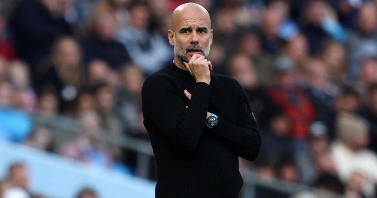Pep Guardiola, allenatore del Manchester City