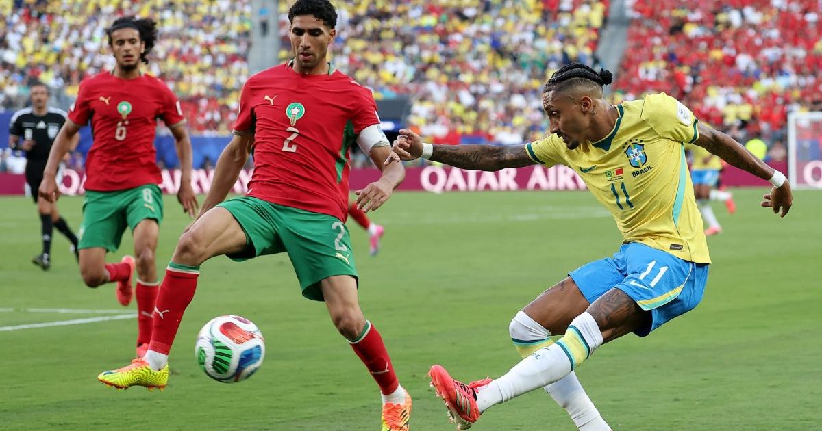Raphina e Hakimi, Brasile-Marocco, Mondiali