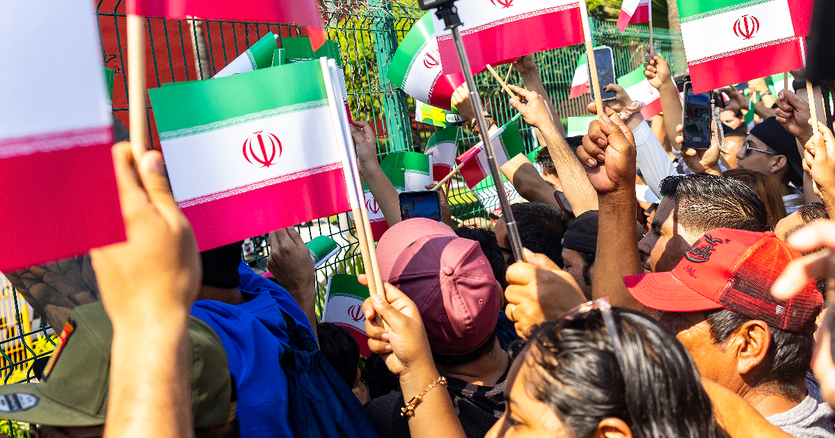 Protesta dei tifosi dell'Iran (Getty Images)