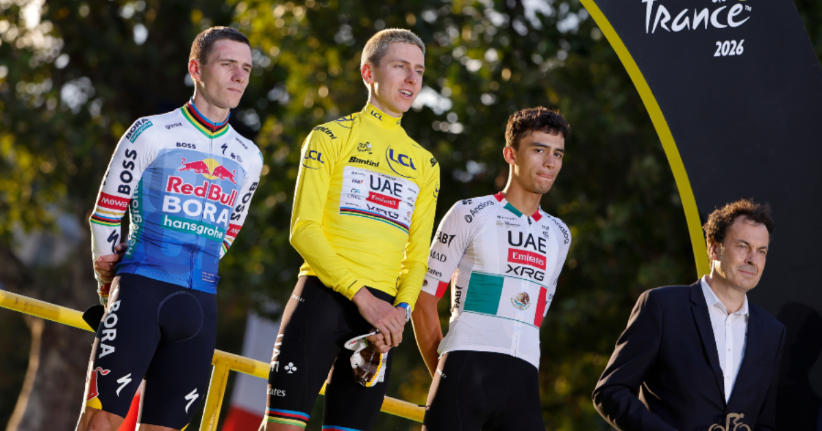 Remco Evenepoel, Tadej Pogačar e Isaac Del Toro