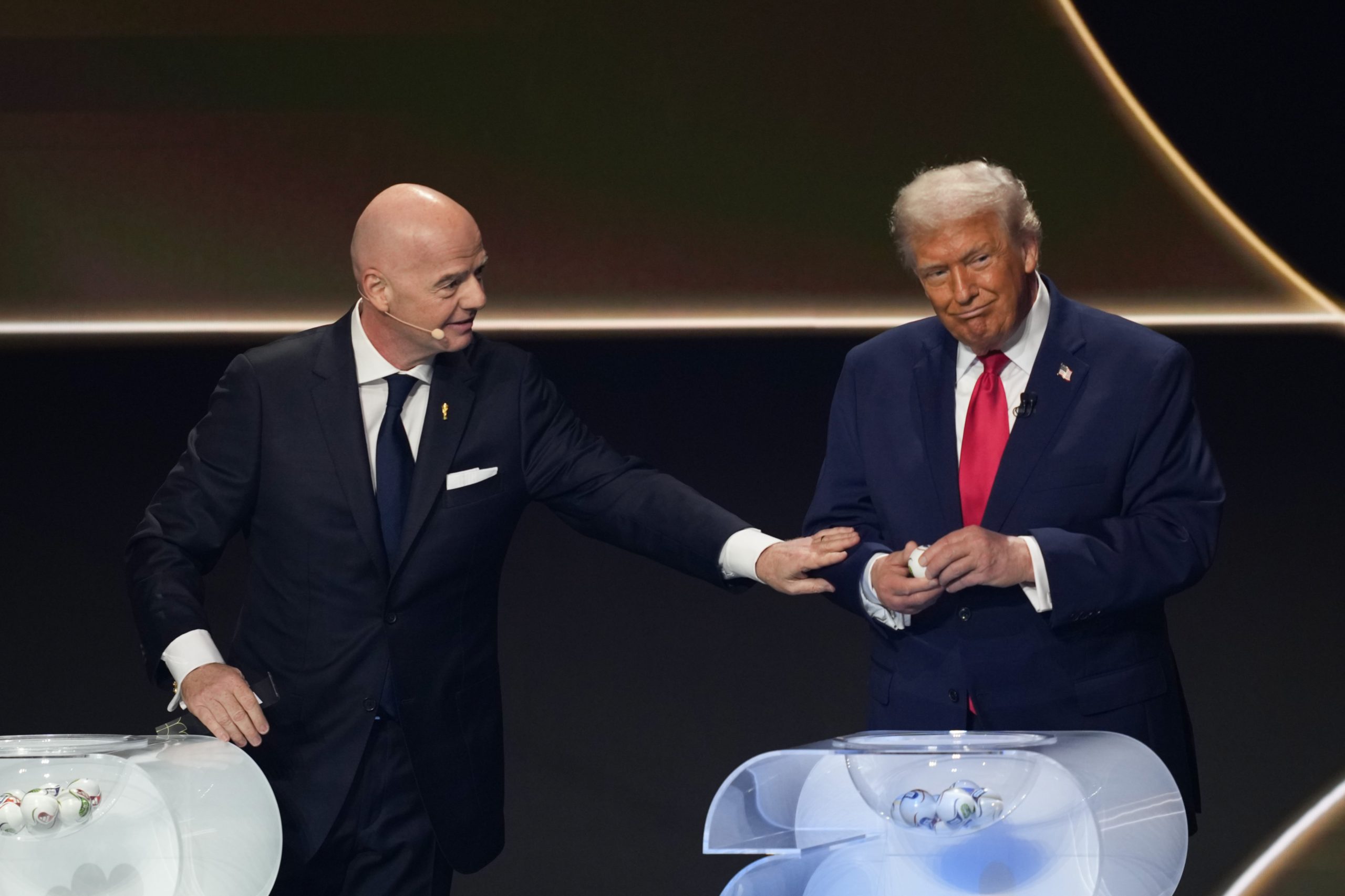 Gianni Infantino e Donald Trump (Getty Images)