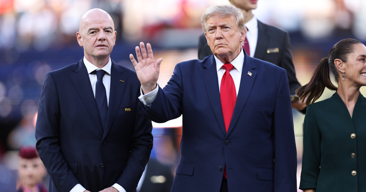 Infantino e Trump (Getty Images)