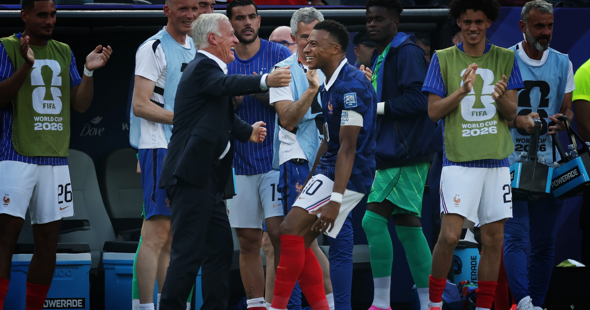 Mbappé e Deschamps, Francia (Getty Images)