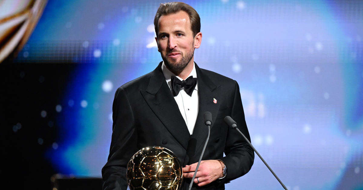 Harry Kane vince il Pallone d'Oro (Getty Images)